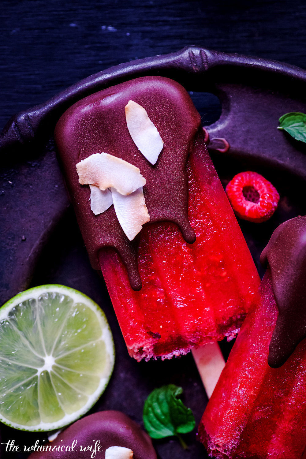 Sneaky Raspberry Probiotic Popsicles {Dairy, Gluten, Nut & Egg Free}